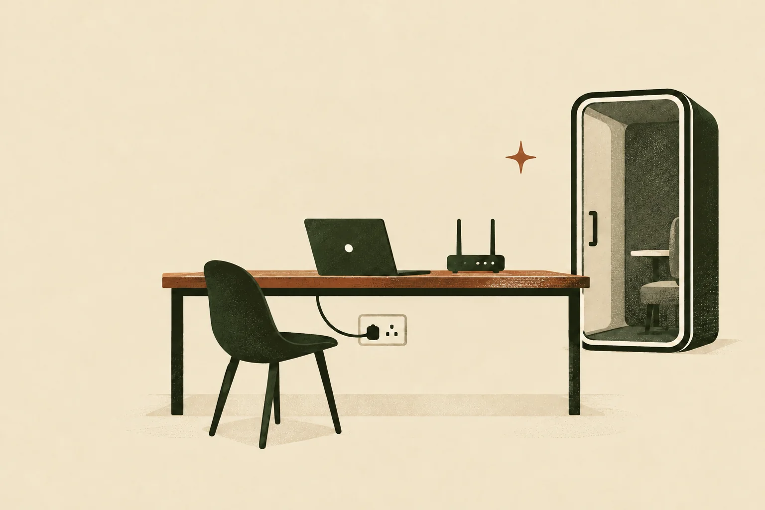 Editorial checklist for verifying a coworking space or cafe before an important remote work session